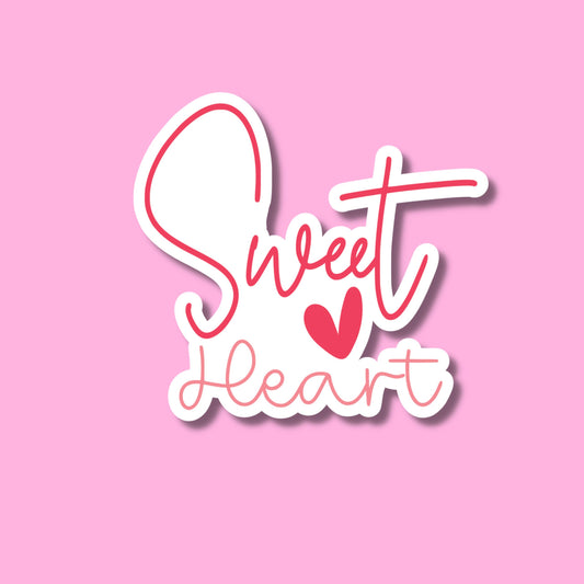 V-DAY STICKERS - sweetheart- Glossy Vinyl Sticker Water Bottle Sticker Laptop Sticker