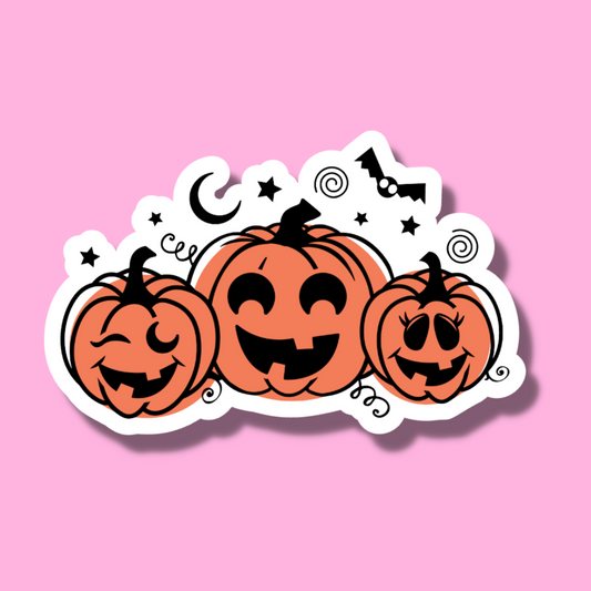 STICKER-  HALLOWEEEN -PUMPKINS