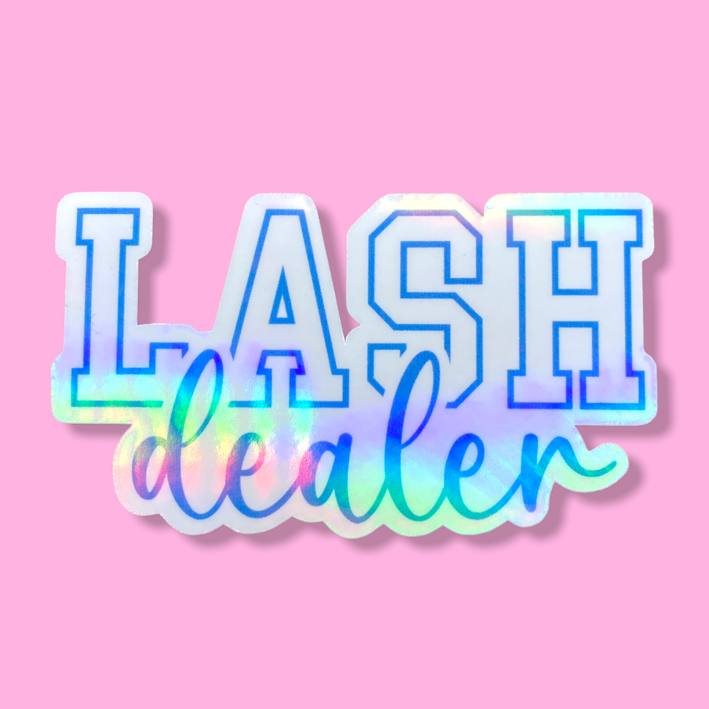 Stickers | Lash Dealer - Lash Queen - Lashaholic | waterproof | Holographic | Vinyl Lash Extension Sticker