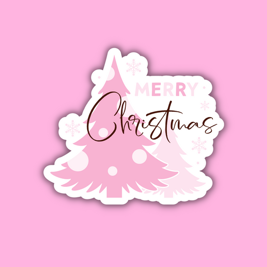 CHRISTMAS STICKERS - merry christmas -  Glossy Vinyl Sticker Water Bottle Sticker Laptop Sticker Sticker