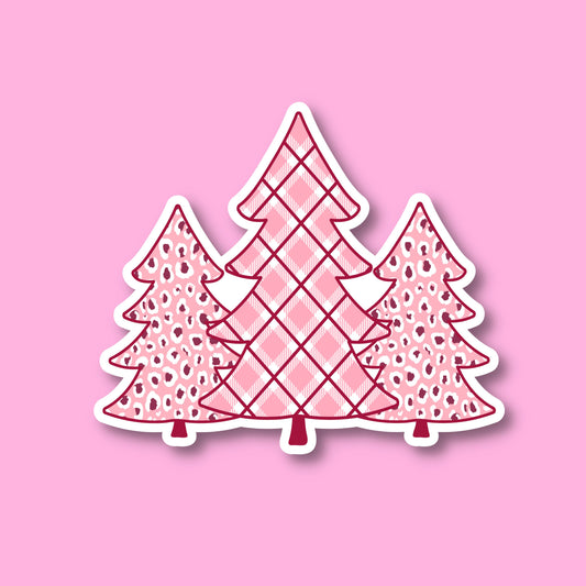 CHRISTMAS STICKERS -christmas tree- Glossy Vinyl Sticker Water Bottle Sticker Laptop Sticker Sticker