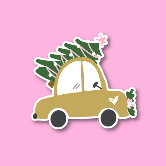 CHRISTMAS STICKERS - Car -  Glossy Vinyl Sticker Water Bottle Sticker Laptop Sticker Sticker