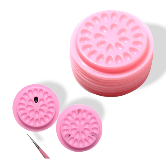Pink NON STICKY Disposable Glue Palette (10 pcs)