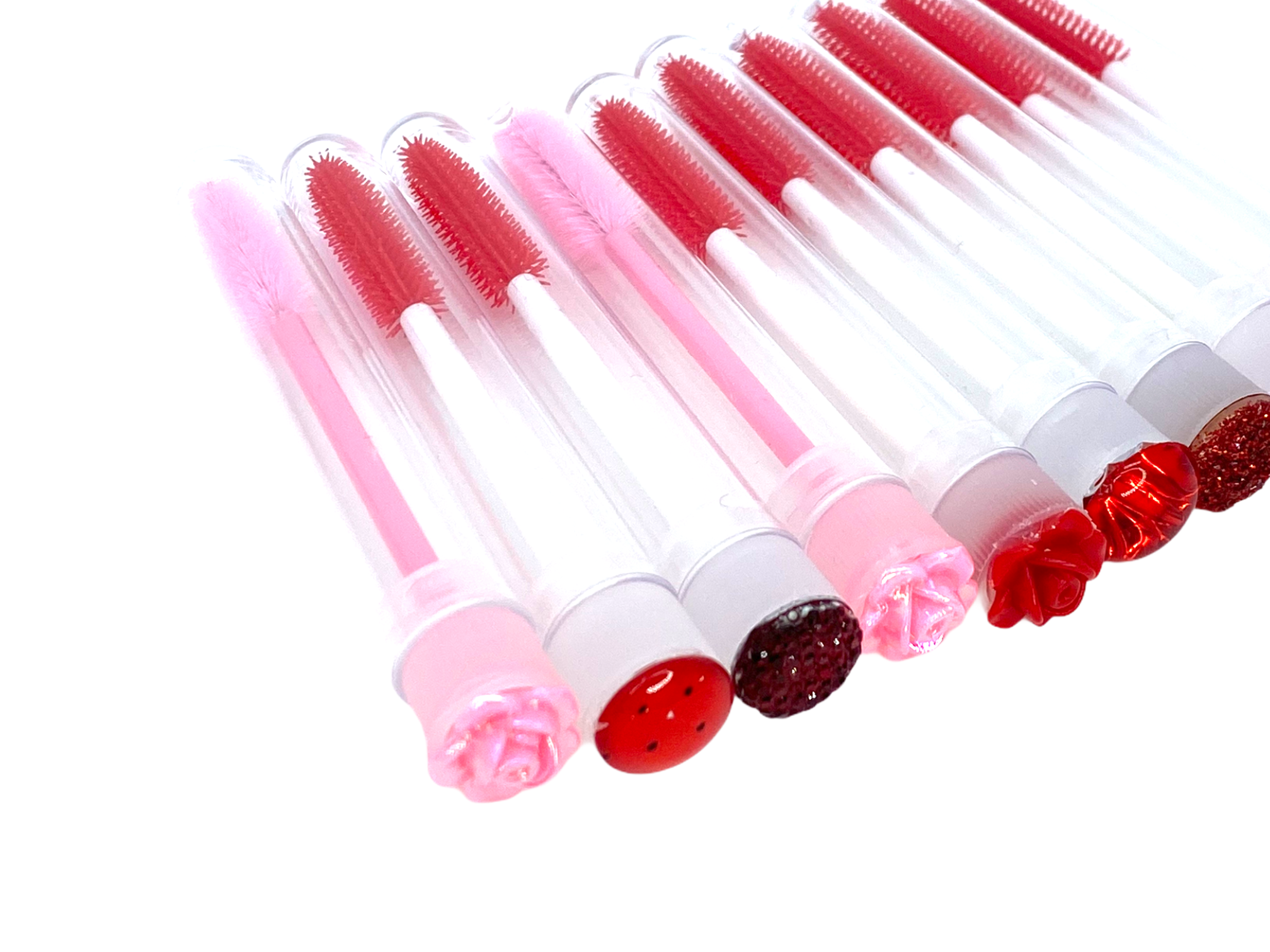 Mixed Red/Pink Eyelash Wands with cover