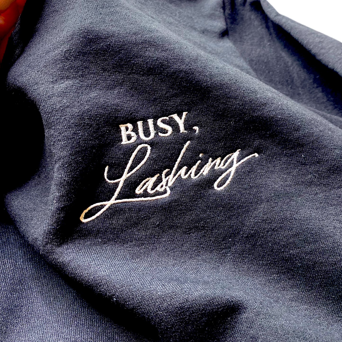SWEATSHIRT - BUSY, LASHING ( embroidered)