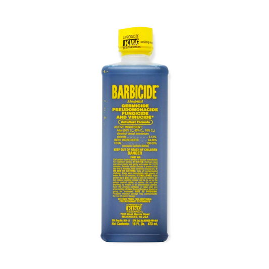 BARBICIDE Salon Disinfectant Anti Rust Formula Tool Sterilizer Cleaner Hospital 16 oz