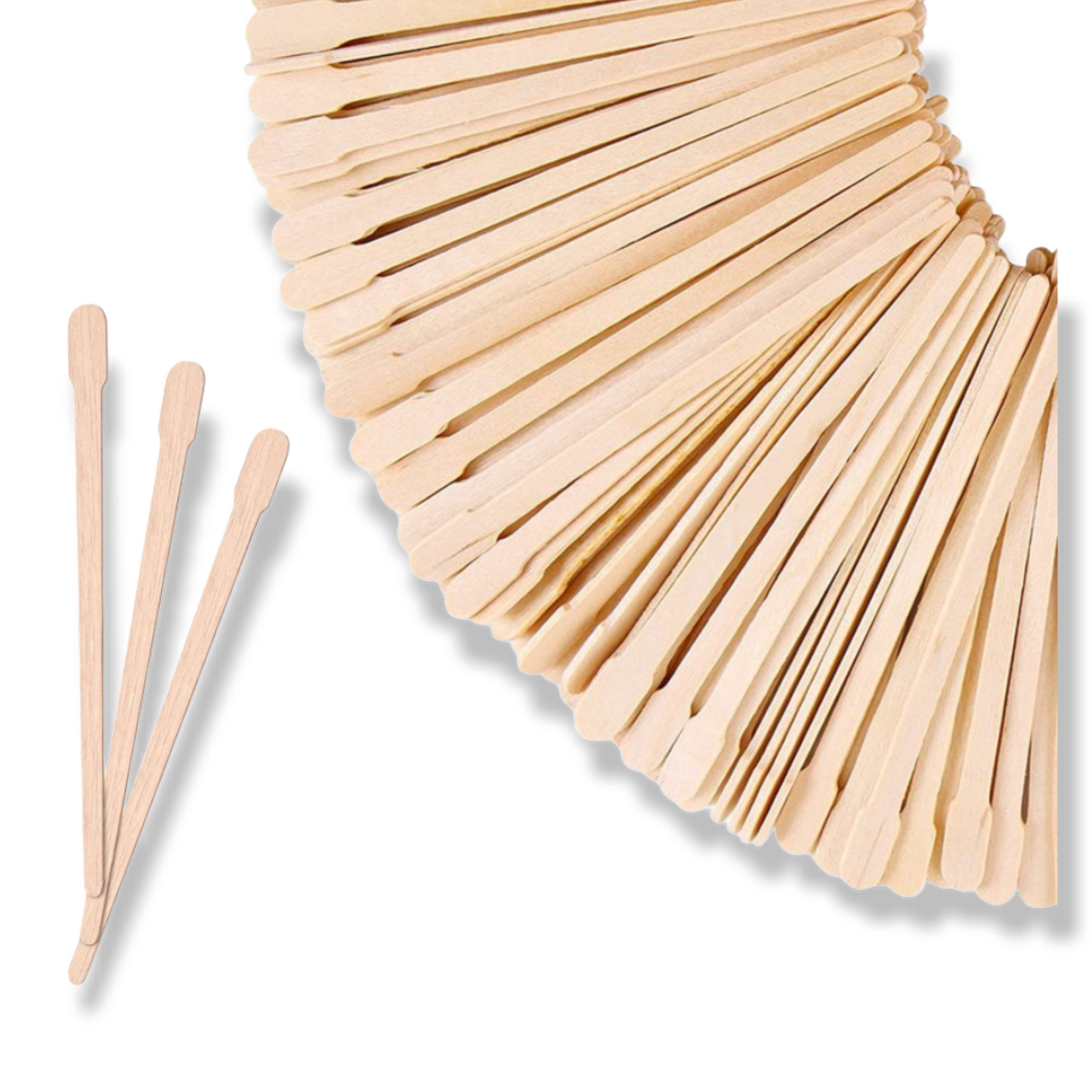 Small Wooden Wax Sticks (10 pcs )