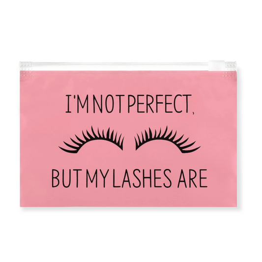 Im not perfect Small Makeup Pouches ( 6x4 in. )