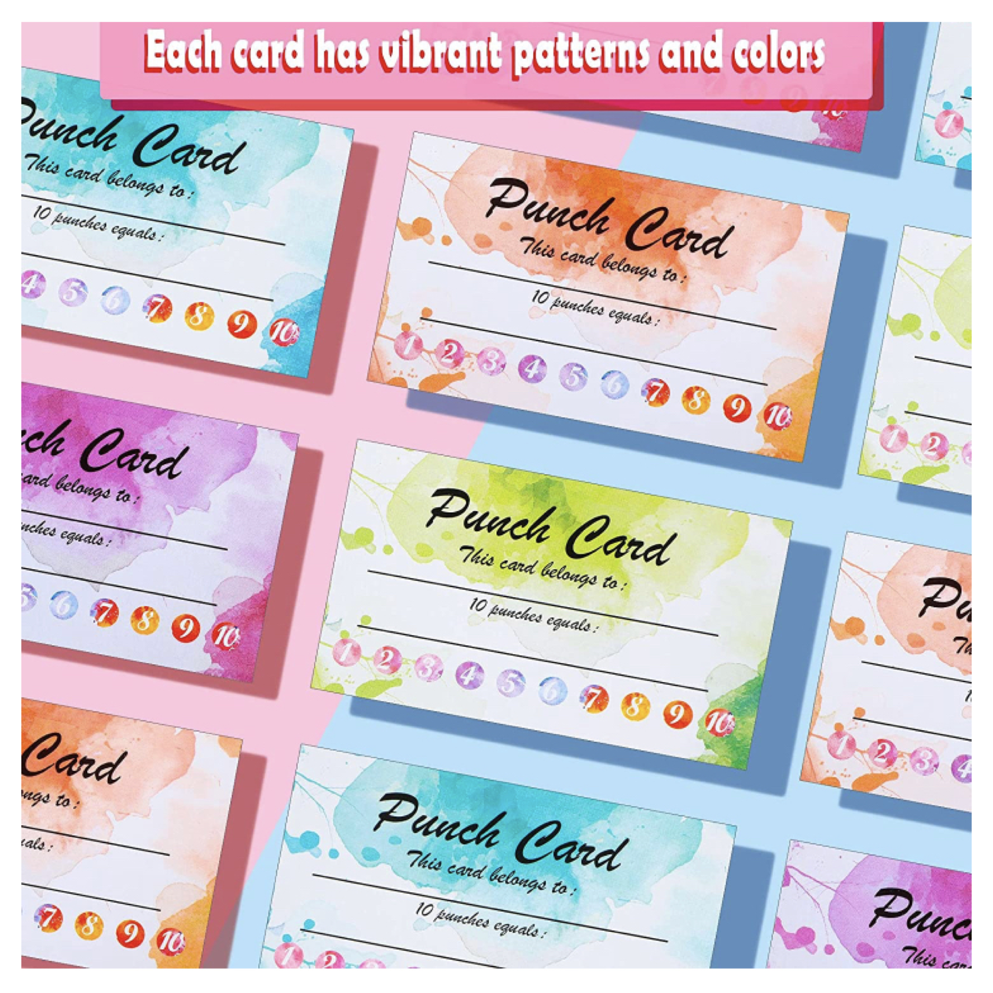 Loyalty punch cards/ Style 3
