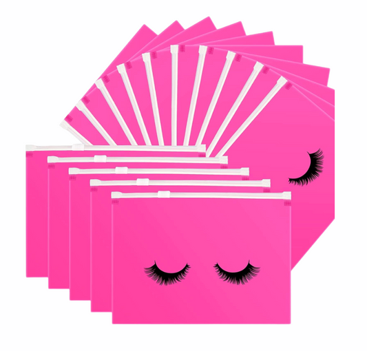 Pink Medium Makeup Pouches ( 7 x 5 Inch )