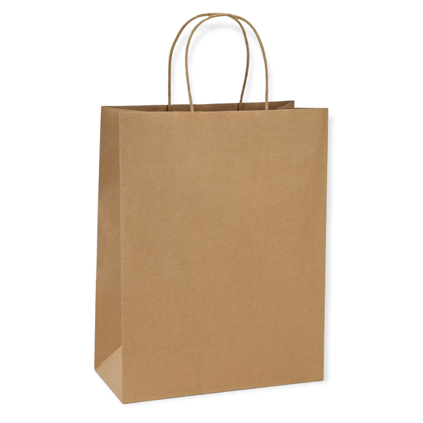 Kraft Shopping Bags , 10x5x13"