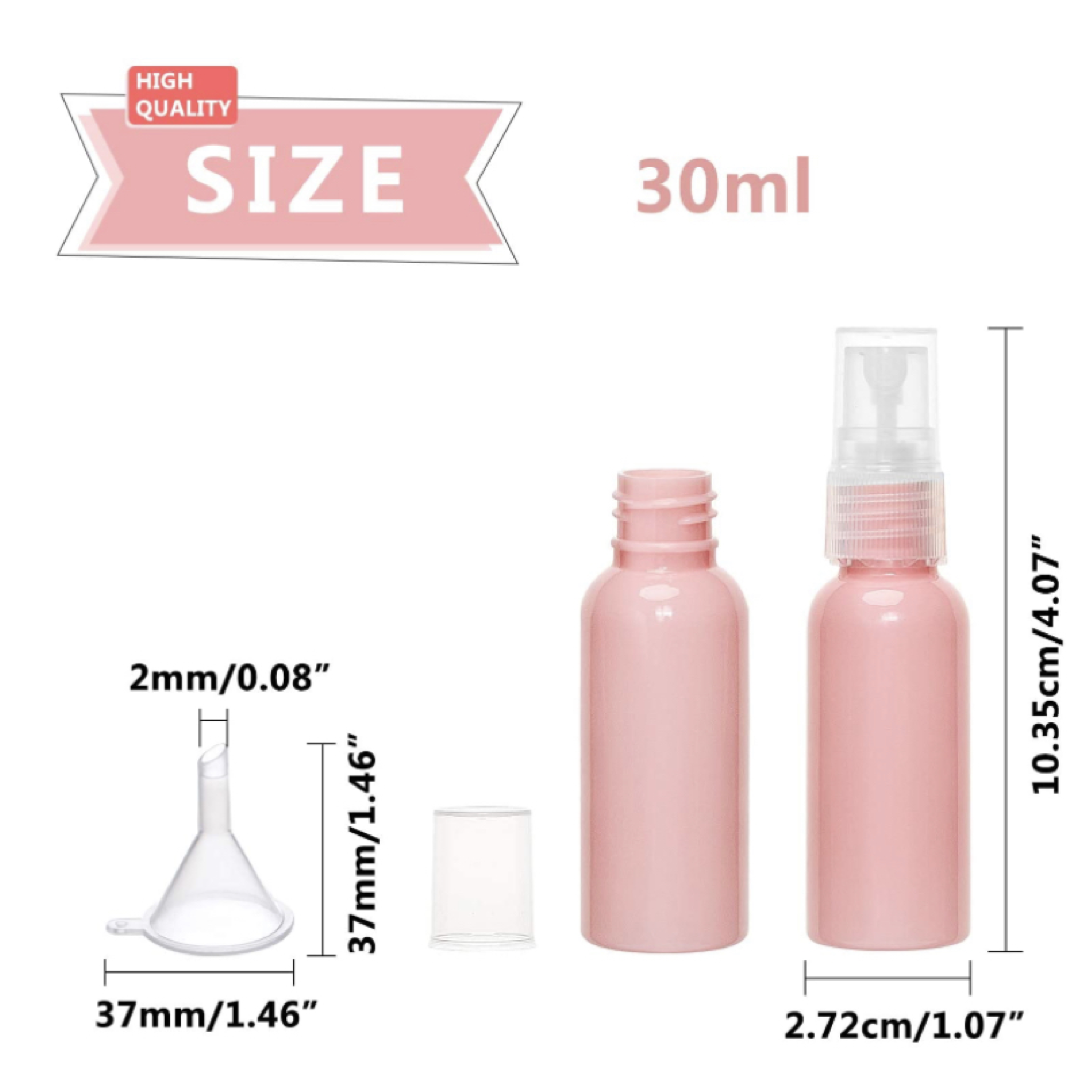 Pink Spray Bottle 30 ml