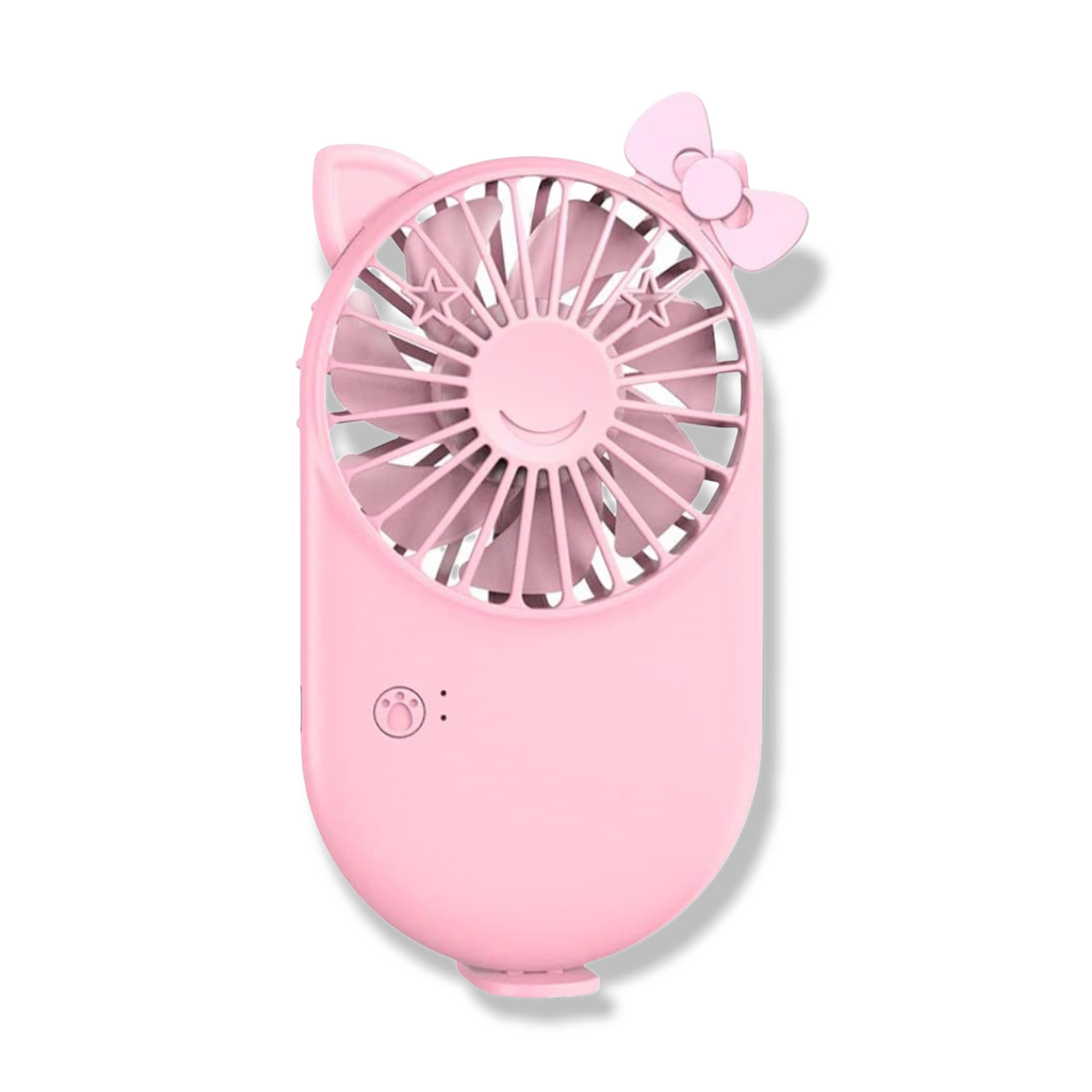 KITTY WITH THE BOW MINI FAN ( PINK )