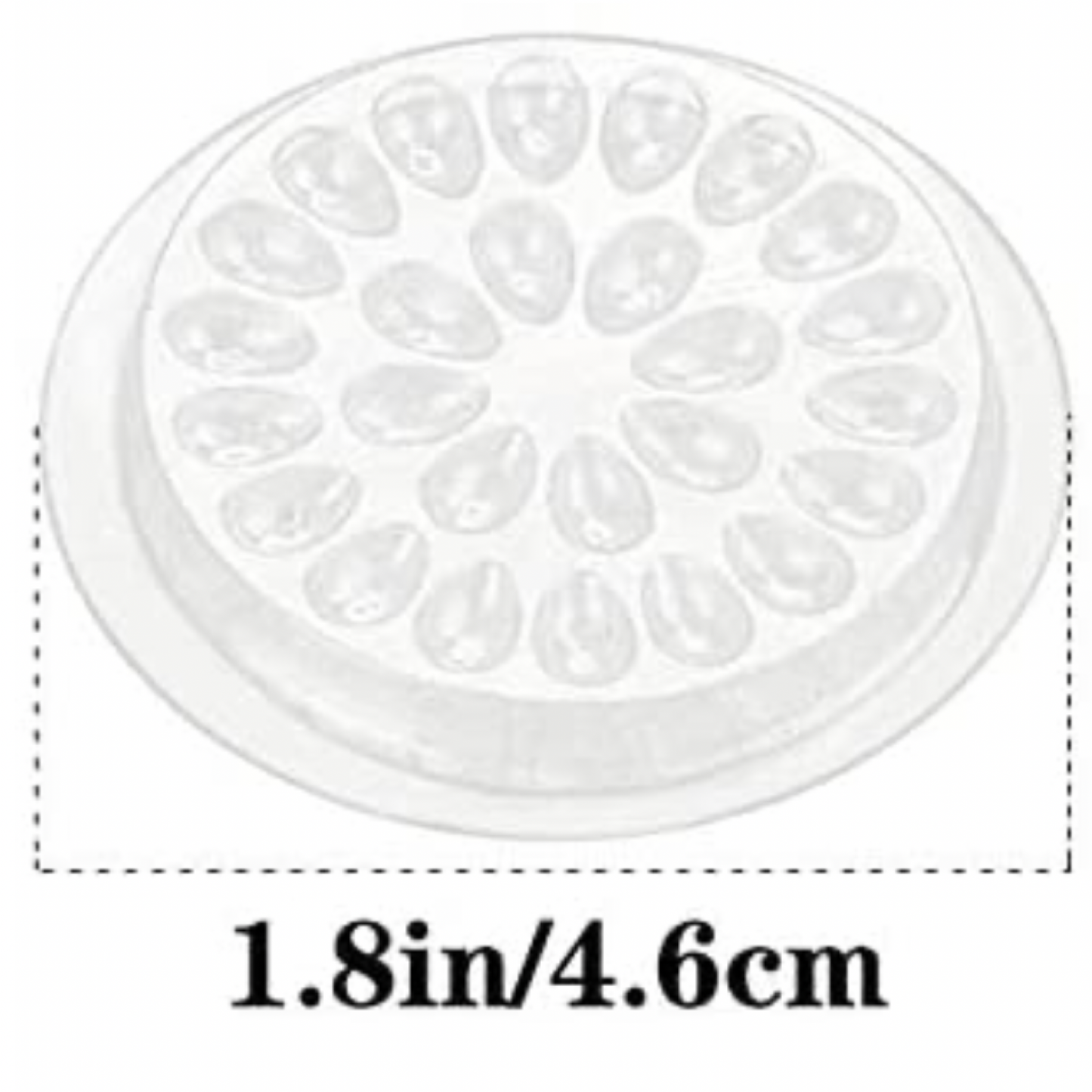 Clear NON STICKY  Disposable Glue Palette (10 pcs)