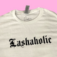 T-SHIRT - LASHAHOLIC( relaxed fit )