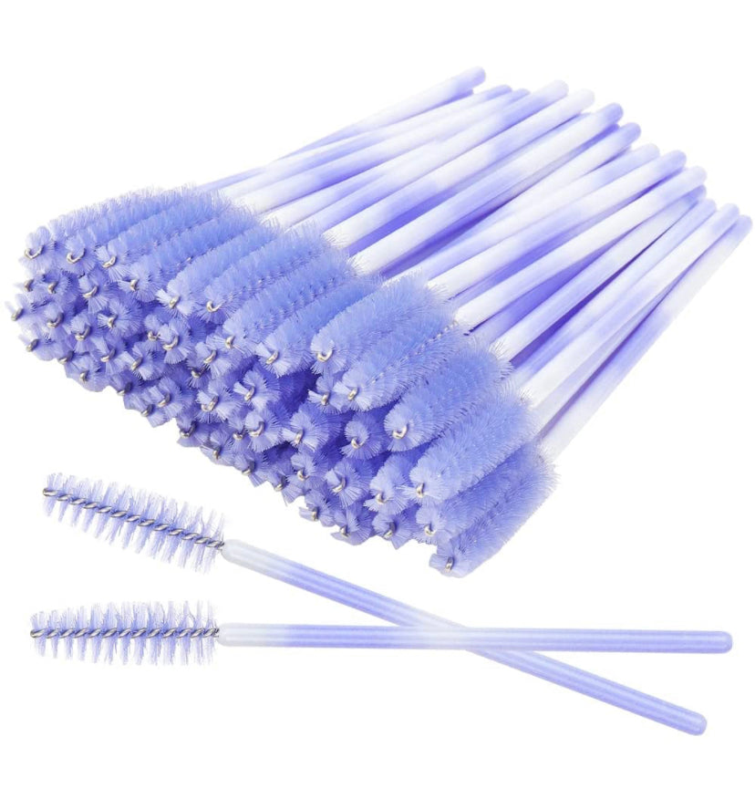 Lilac & White Striped Wands