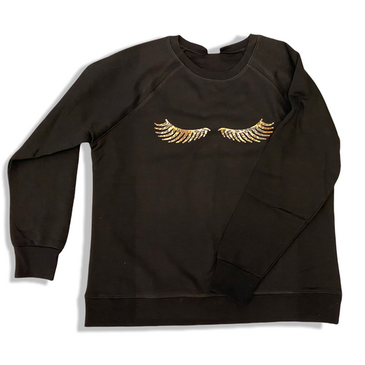 SWEATSHIRT - CHEETAH LASH PRINT
