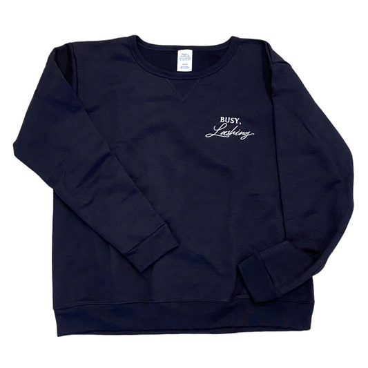 SWEATSHIRT - BUSY, LASHING ( embroidered)