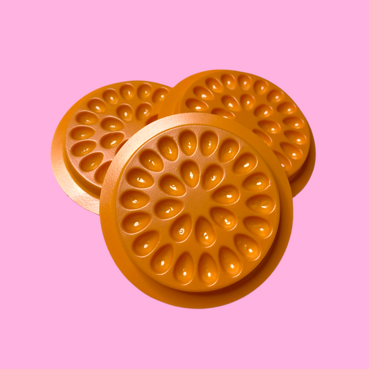 Orange NON STICKY Disposable Glue Palette (10 pcs)